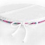 - RealHomes Yuvarlak Fermuarlı Minder - Realhomes  Pembe Zemin Üzerinde Modern Renkli Desenli Dijital Baskılı Modern Yuvarlak Fermuarlı Sandalye Minderi Realhomes