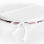 - RealHomes Yuvarlak Fermuarlı Minder - Realhomes  Renkli Pastel Zemin Üzerinde Siyah Ekose Desenli Dijital Baskılı Modern Yuvarlak Fermuarlı Sandalye Minderi Realhomes