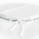 Yıldız Desen Dijital Baskılı Yuvarlak Fermuarlı Sandalye Minderi Realhomes