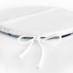 - RealHomes Yuvarlak Fermuarlı Minder - Realhomes Renkli Zeminde Pastel Renkli Siyah Çam Ağacı Desenli Dijital Baskılı Modern Yuvarlak Fermuarlı Sandalye Minderi Realhomes