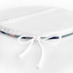 - RealHomes Yuvarlak Fermuarlı Minder - Realhomes Renkli Zemin Üzerinde Pastel Renkli Yatay Çizgili Dijital Baskılı Modern Yuvarlak Fermuarlı Sandalye Minderi Realhomes