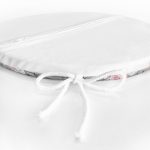 Renkli Zemin Üzerinde Flamingo Desenli Yaprak Motifli Dijital Baskılı Modern Yuvarlak Fermuarlı Sandalye Minderi Realhomes