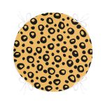 - RealHomes Yuvarlak Fermuarlı Minder - Realhomes Renkli Zemin Üzerinde Geometrik Desenli Dijital Baskılı Modern Yuvarlak Fermuarlı Sandalye Minderi Realhomes