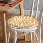 - RealHomes Yuvarlak Fermuarlı Minder - Realhomes Beyaz Zemin Üzerinde Pastel Renkli Geometrik Desenli Dijital Baskılı Modern Yuvarlak Fermuarlı Sandalye Minderi Realhomes