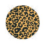 - RealHomes Yuvarlak Fermuarlı Minder - Realhomes  Renkli Zemin Üzerinde Geometrik Desenli Dijital Baskılı Modern Yuvarlak Fermuarlı Sandalye Minderi Realhomes