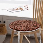 - RealHomes Yuvarlak Fermuarlı Minder - Realhomes Renkli Zemin Üzerinde Geometrik Desenli Dijital Baskılı Modern Yuvarlak Fermuarlı Sandalye Minderi Realhomes