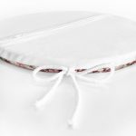 - RealHomes Yuvarlak Fermuarlı Minder - Realhomes  Renkli Zemin Üzerinde Çiçek Desenli Dijital Baskılı Modern Yuvarlak Fermuarlı Sandalye Minderi Realhomes