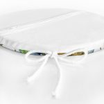 - RealHomes Yuvarlak Fermuarlı Minder - Realhomes Beyaz Zemin Üzerinde Sonbahar Yaprak Desenli Dijital Baskılı Modern Yuvarlak Fermuarlı Sandalye Minderi Realhomes