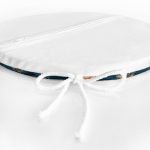 - RealHomes Yuvarlak Fermuarlı Minder - Realhomes  Renkli Zemin Üzerinde Çiçek Desenli Dijital Baskılı Modern Yuvarlak Fermuarlı Sandalye Minderi Realhomes