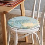 - RealHomes Yuvarlak Fermuarlı Minder - Realhomes Renkli Zemin Üzerinde Gold Detaylı Mermer Desenli Dijital Baskılı Modern Yuvarlak Fermuarlı Sandalye Minderi Realhomes