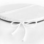 - RealHomes Yuvarlak Fermuarlı Minder - Realhomes Pastel Zemin Üzerinde Yılbaşı Desenli Dijital Baskılı Modern Yuvarlak Fermuarlı Sandalye Minderi Realhomes