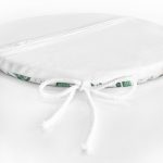 - RealHomes Yuvarlak Fermuarlı Minder - Realhomes  Beyaz Zemin Üzerinde Renkli Kaktüs Desenli Dijital Baskılı Modern Yuvarlak Fermuarlı Sandalye Minderi Realhomes