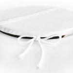 - RealHomes Yuvarlak Fermuarlı Minder - Realhomes  Renkli Geometrik Desenli Mermer Motifli Dijital Baskılı Modern Yuvarlak Fermuarlı Sandalye Minderi Realhomes