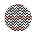 - RealHomes Yuvarlak Fermuarlı Minder - Realhomes  Mermer Zeminli Renkli Geometrik Zikzak Desenli Dijital Baskılı Modern Yuvarlak Fermuarlı Sandalye Minderi Realhomes