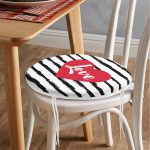 - RealHomes Yuvarlak Fermuarlı Minder - Realhomes Sevgililer Günü Temalı Özel Tasarım Dijital Baskılı Modern Yuvarlak Fermuarlı Sandalye Minderi Realhomes