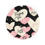 - RealHomes Yuvarlak Fermuarlı Minder - Realhomes  Sevgililer Günü Temalı Özel Tasarım Dijital Baskılı Modern Yuvarlak Fermuarlı Sandalye Minderi Realhomes