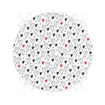 - RealHomes Yuvarlak Fermuarlı Minder - Realhomes  Sevgililer Günü Temalı Özel Tasarım Dijital Baskılı Modern Yuvarlak Fermuarlı Sandalye Minderi Realhomes