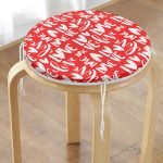 - RealHomes Yuvarlak Fermuarlı Minder - Realhomes  Sevgililer Günü Temalı Özel Tasarım Dijital Baskılı Modern Yuvarlak Fermuarlı Sandalye Minderi Realhomes