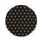 - RealHomes Yuvarlak Fermuarlı Minder - Realhomes  Sevgililer Günü Temalı Özel Tasarım Dijital Baskılı Modern Yuvarlak Fermuarlı Sandalye Minderi Realhomes