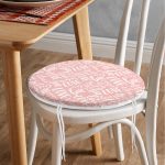 - RealHomes Yuvarlak Fermuarlı Minder - Realhomes Sevgililer Günü Temalı Özel Tasarım Dijital Baskılı Modern Yuvarlak Fermuarlı Sandalye Minderi Realhomes