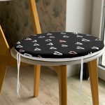 - RealHomes Yuvarlak Fermuarlı Minder - Realhomes Sevgililer Günü Temalı Özel Tasarım Dijital Baskılı Modern Yuvarlak Fermuarlı Sandalye Minderi Realhomes