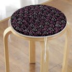 - RealHomes Yuvarlak Fermuarlı Minder - Realhomes Sevgililer Günü Temalı Özel Tasarım Dijital Baskılı Modern Yuvarlak Fermuarlı Sandalye Minderi Realhomes