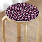 - RealHomes Yuvarlak Fermuarlı Minder - Realhomes  Sevgililer Günü Temalı Özel Tasarım Dijital Baskılı Modern Yuvarlak Fermuarlı Sandalye Minderi Realhomes