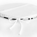 - RealHomes Yuvarlak Fermuarlı Minder - Realhomes  Mermer ve Siyah Çizgili Dijital Baskılı Yuvarlak Fermuarlı Sandalye Minderi Realhomes