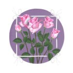 - RealHomes Yuvarlak Fermuarlı Minder - Realhomes Özel Tasarım Gül Tasarımlı Dijital Baskılı Modern Yuvarlak Fermuarlı Sandalye Minderi Realhomes