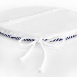 - RealHomes Yuvarlak Fermuarlı Minder - Realhomes  Lacivert Zeminli Flamingo Desenli Dijital Baskılı Yuvarlak Fermuarlı Sandalye Minderi Realhomes