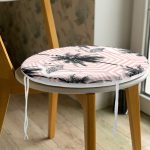 - RealHomes Yuvarlak Fermuarlı Minder - Realhomes  Flamingo Desenli Dijital Baskılı Yuvarlak Fermuarlı Sandalye Minderi Realhomes