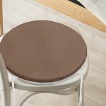 - RealHomes Yuvarlak Fermuarlı Minder - Realhomes  Realhomes Kahverengi Dijital Baskılı Yuvarlak Fermuarlı Sandalye Minderi Realhomes