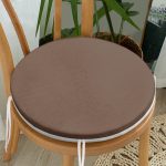 - RealHomes Yuvarlak Fermuarlı Minder - Realhomes  Realhomes Kahverengi Dijital Baskılı Yuvarlak Fermuarlı Sandalye Minderi Realhomes