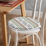 - RealHomes Yuvarlak Fermuarlı Minder - Realhomes  İskandinav Motifli Özel Tasarımlı Yuvarlak Fermuarlı Sandalye Minderi Realhomes