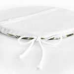 - RealHomes Yuvarlak Fermuarlı Minder - Realhomes  Yeşil Tropik Yaprak Motifli Modern Yuvarlak Fermuarlı Sandalye Minderi Realhomes