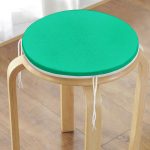 - RealHomes Yuvarlak Fermuarlı Minder - Realhomes  Yeşil Renkli Dijital Baskılı Özel Tasarım Modern Yuvarlak Fermuarlı Sandalye Minderi Realhomes