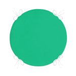 - RealHomes Yuvarlak Fermuarlı Minder - Realhomes  Yeşil Renkli Dijital Baskılı Özel Tasarım Modern Yuvarlak Fermuarlı Sandalye Minderi Realhomes