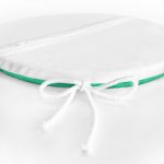 - RealHomes Yuvarlak Fermuarlı Minder - Realhomes  Yeşil Renkli Dijital Baskılı Özel Tasarım Modern Yuvarlak Fermuarlı Sandalye Minderi Realhomes