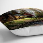 - K04-Gorsel-2 - Realhomes  Dağ Evi Manzaralı Dijital Baskılı Modern Yastık Kırlent Kılıfı Realhomes