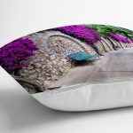 - K10-Gorsel-2 - Realhomes Mor Sarmaşık Desenli Dijital Baskılı Dekoratif Yastık Kırlent Kıl Realhomes