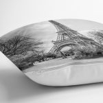 - K101-Gorsel-2 - Realhomes Eyfel Kuleli Dijital Baskılı Dekoratif Yastık Kırlent Kılıfı Realhomes