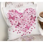 - K102-Gorsel-1 - Realhomes  Kalp Desenli Dijital Baskılı Dekoratif Yastık Kırlent Kılıfı Realhomes