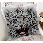 - K106-Gorsel-1 - Realhomes  Leopar Desenli Dijital Baskılı Dekoratif Yastık Kırlent Kılıfı Realhomes