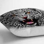 - K106-Gorsel-2 - Realhomes  Leopar Desenli Dijital Baskılı Dekoratif Yastık Kırlent Kılıfı Realhomes