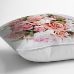- K108-Gorsel-2 - Realhomes  Çiçek Desenli Dijital Baskılı Dekoratif Yastık Kırlent Kılıfı Realhomes
