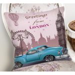 - K156-Gorsel-1 - Realhomes London Car Dijital Baskılı Dekoratif Yastık Kırlent Kılıfı Realhomes