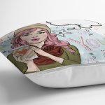 - K162-Gorsel-2 - Realhomes  Pop Art Desenli Dijital Baskılı Modern Yastık Kırlent Kılıfı Realhomes