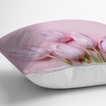 RealHomes Gül Resim Dijital Baskılı Dekoratif Yastık Kırlent Kıl Realhomes