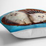 - K209-Gorsel-2 - Realhomes  Kedili Dijital Baskılı Dekoratif Yastık Kırlent Kılıfı Realhomes