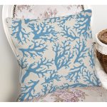 - K2301-Gorsel-1 - Realhomes Mavi Yosun Desenli Dijital Baskılı Dekoratif Kırlent Kılıfı Realhomes